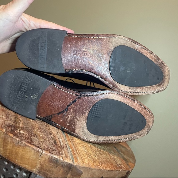 Florsheim Black Leather Size 11 #506185 Oxford Shoe - Picture 11 of 13